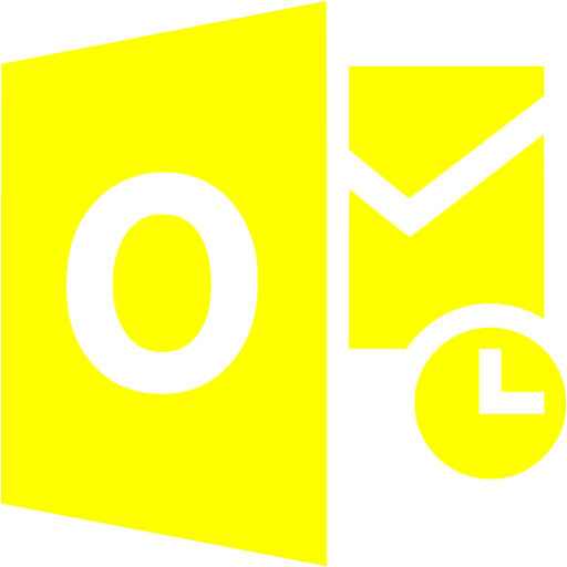 Yellow Outlook Icon