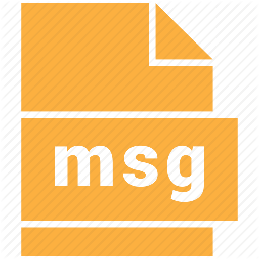 Document Format, Msg, Outlook Mail Message Icon
