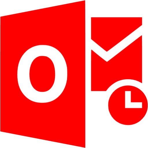Red Outlook Icon