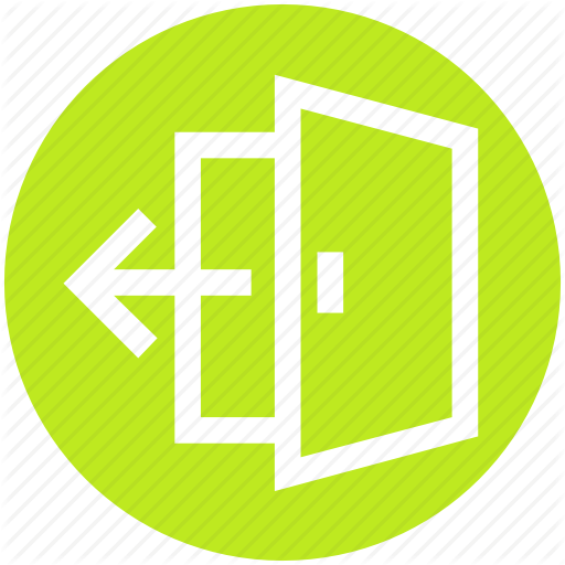 Arrow, Departure, Door, Exit, Log Out, Out, Output Icon