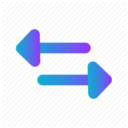 Back, Blue, Feedback, Income, Input, Output Icon