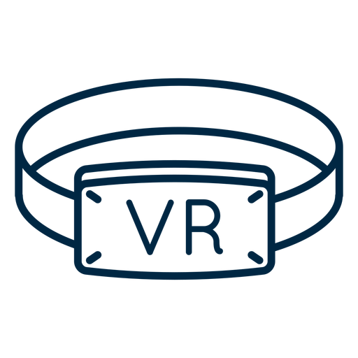 Virtual Reality Bracelet Stroke Icon