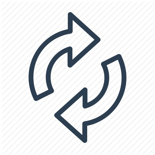 Recycle, Refresh, Reload, Repeat, Rotate, Start Over Icon