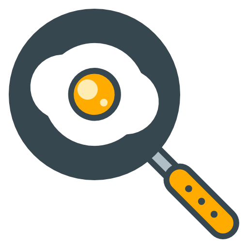 Frying, Pan, Fried, Egg, Food, Kitchen Icon Free Of Home