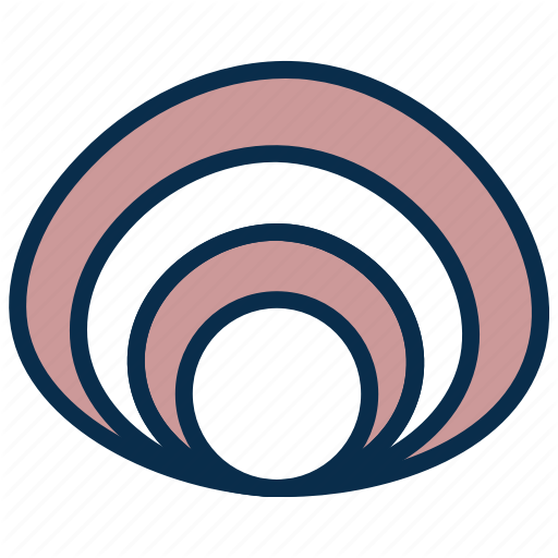 Food, Oyster, Pearl, Sea, Shell Icon