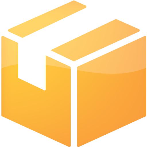 Web Orange Package Icon