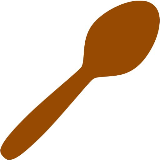 Brown Spoon Icon