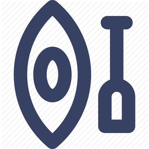 Canoe, Kayak, Paddle, Sport Icon