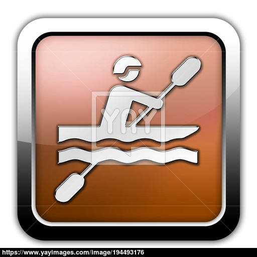 Icon, Button, Pictogram Kayaking Image