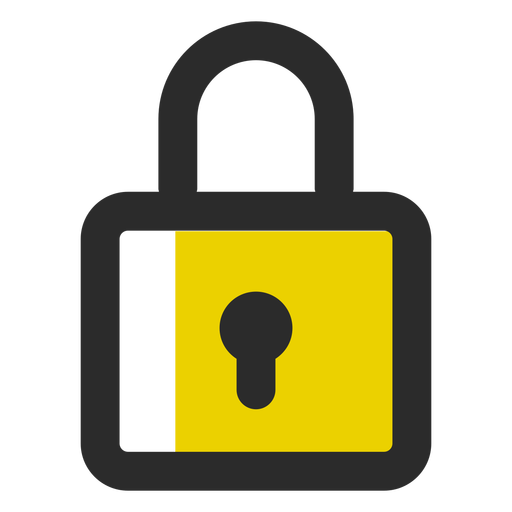 Padlock Colored Stroke Icon