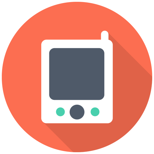 Pager Icon Free Flat Multimedia Iconset Designbolts