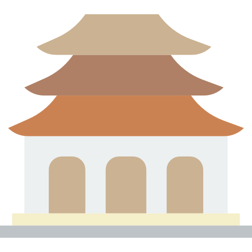 Temple, Asian, Pagoda, Buildings, Buddhism Icon