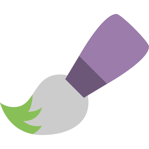 Paint Brush Tool Icon Flat Free Sample Iconset Squid Ink