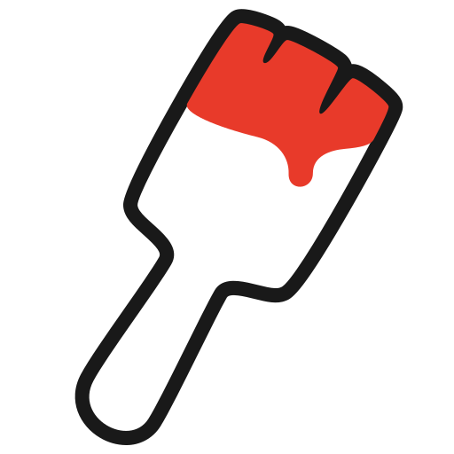 Red, Paint, Brush Icon Free Of Youtuber