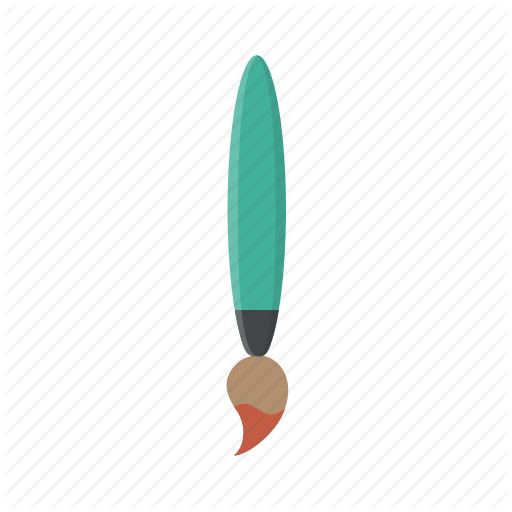 Paintbrush, Creative, Art, Paint, Painting, Design, Brush Icon