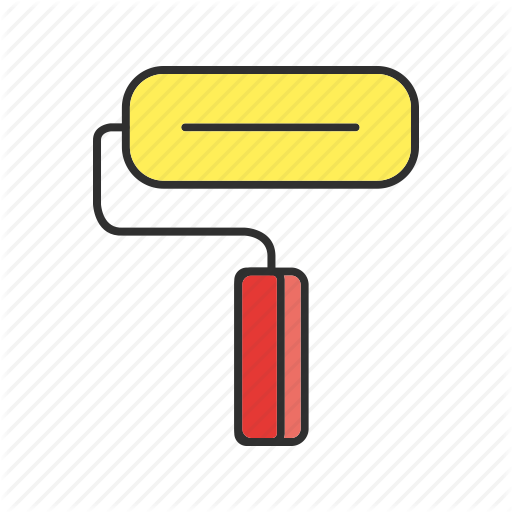 Brush, Paint, Paintroller, Roller Icon