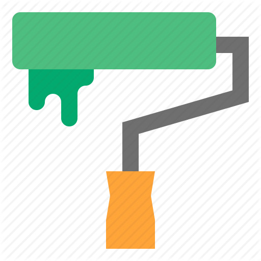 Brush, Paint, Roller Icon