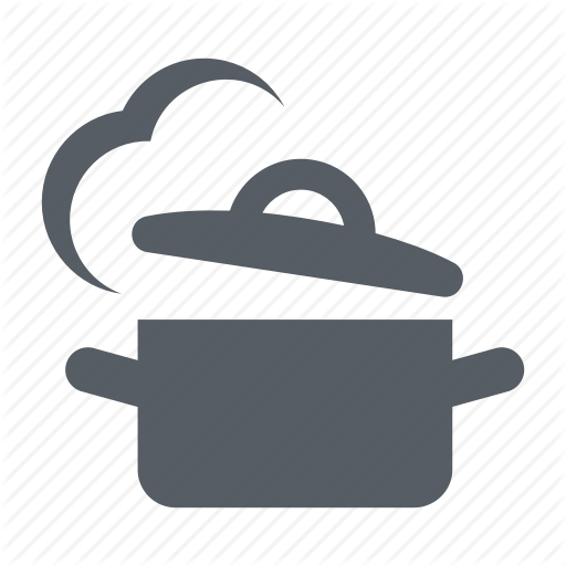 Boiling, Cooking, Kitchen, Pan Icon