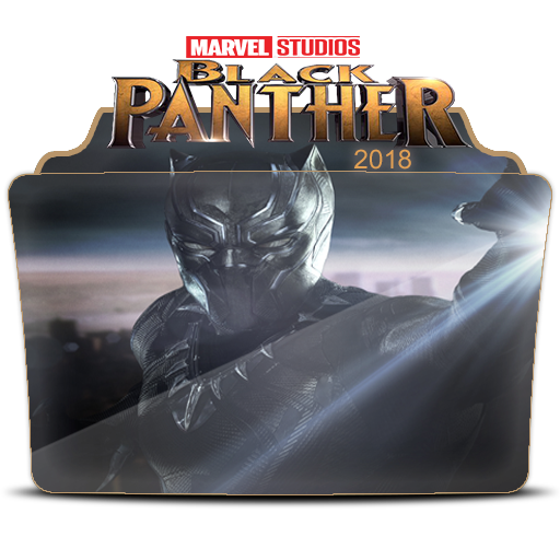 Marvel Studio Black Panther Movie Folder Icon