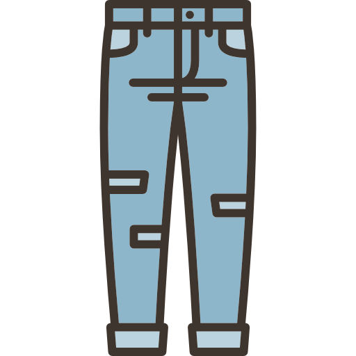 Fashion, Garment, Jeans, Pants, Clothes, Trousers Icon
