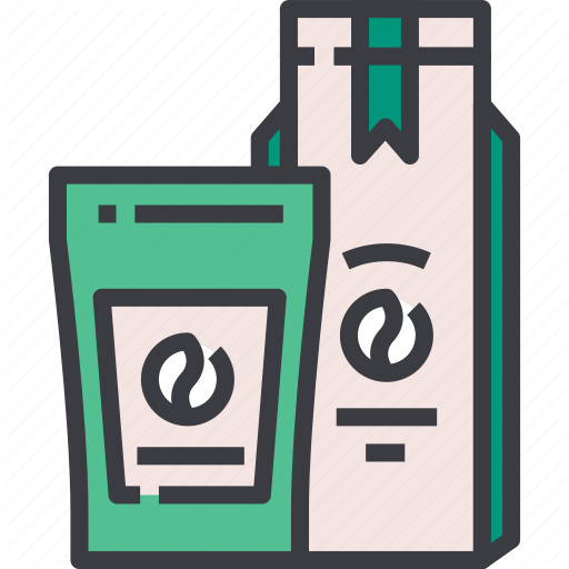 Bag, Coffee, Pack, Package, Packaging, Paper Icon