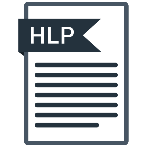 Documents, File, Format, Hlp, Paper Icon