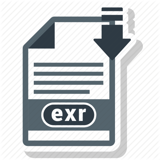 Exr, Extension, File, Format, Paper Icon