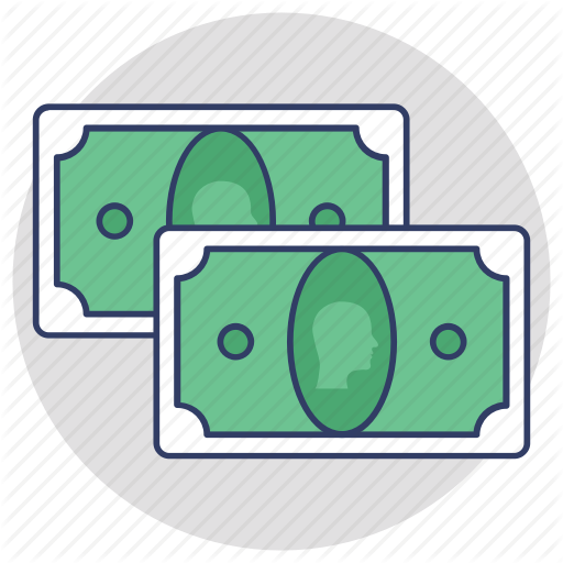 Banknote, Cash, Currency, Dollar, Paper Money Icon