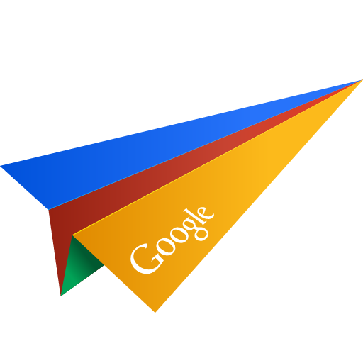 Google, Origami, Paper Plane, Social Media Icon