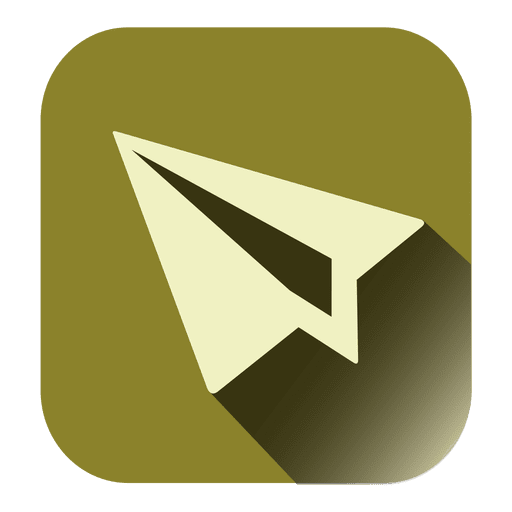Paper Plane Square Icon