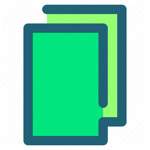 Document, Duplicate, Paper, Stack Icon