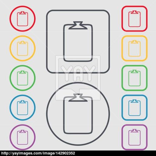 Annex Icon Paper Clip Symbol Attach Sign Symbols
