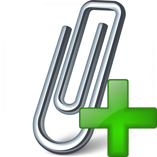Iconexperience V Collection Paperclip Add Icon