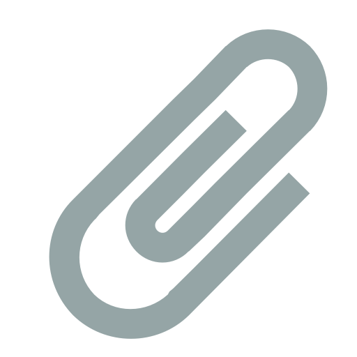 Paperclip Icon Small Flat Iconset Paomedia