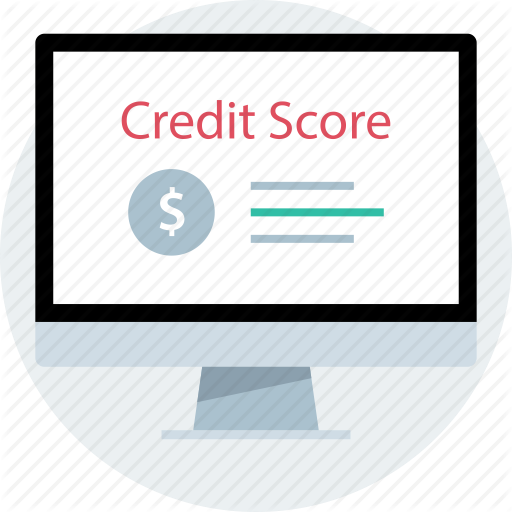 Credit, Online, Score, Web Icon