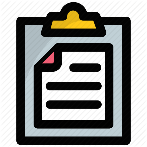Agenda List, Clipboard, Document, Notes, Paperwork Icon