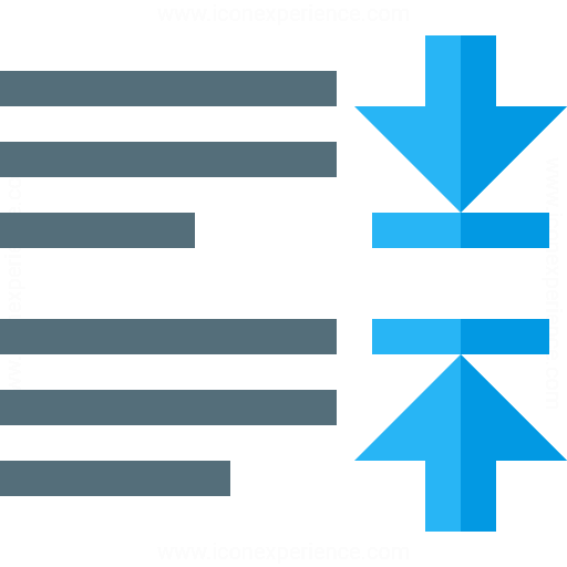 Iconexperience G Collection Line Spacing Paragraph Icon
