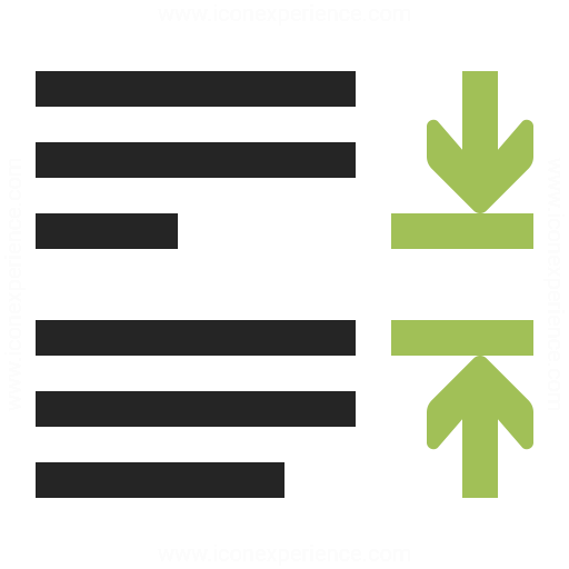 Line Spacing Paragraph Icon Iconexperience