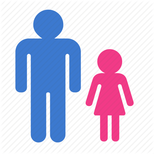 Child, Daughter, Father, Parent, Parent Control Icon
