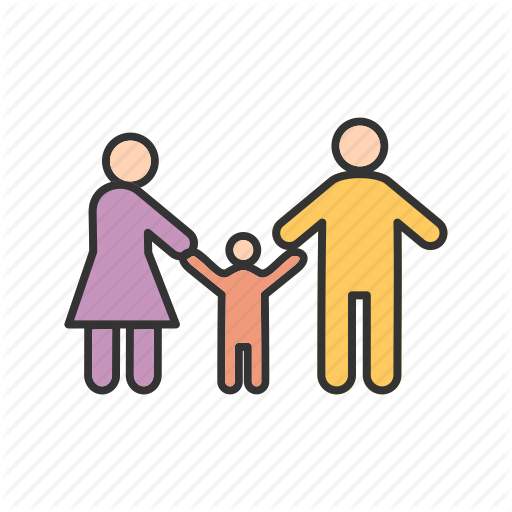 Child, Dad, Family, Father, Happy, Parents Icon