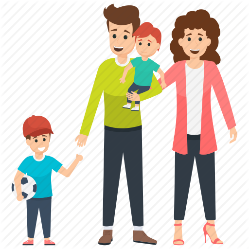 Children, Family, Happy Family, Parenthood, Parents Icon