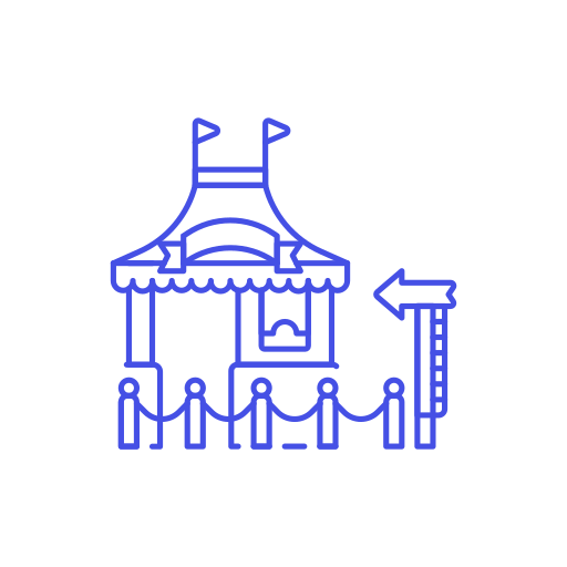 Amusement, Park Icon Free Of Stream Line Ux Free Pack Duetone Line