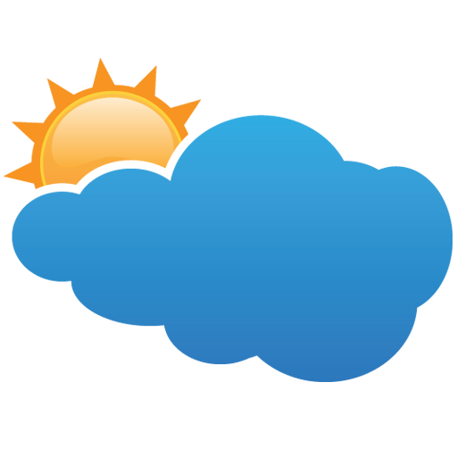 Sunny To Partly Cloudy Symbol Icon Download Free Icons