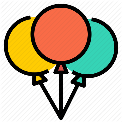 Balloons, Party Icon