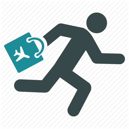 Late, Man, Passenger, Run, Running, Sale, Shopping Icon