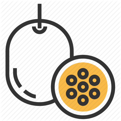 Food, Fresh, Fruit, Passion Icon