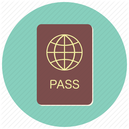 Document, Id, Identification, Pass, Passport, Travel, Visa Icon