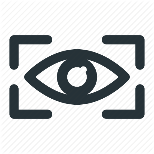 Eye, Lock, Password, Scan Icon
