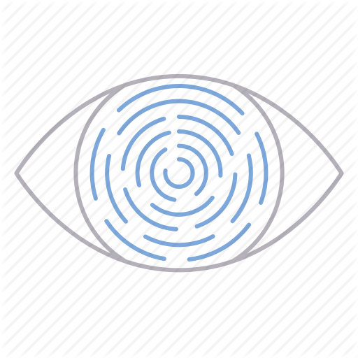 Eye, Password, Print, Protection, Security Icon