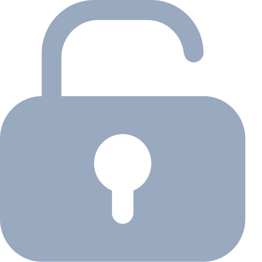 Not Locked Icon, Locked, Password Icon Png And Vector For Free